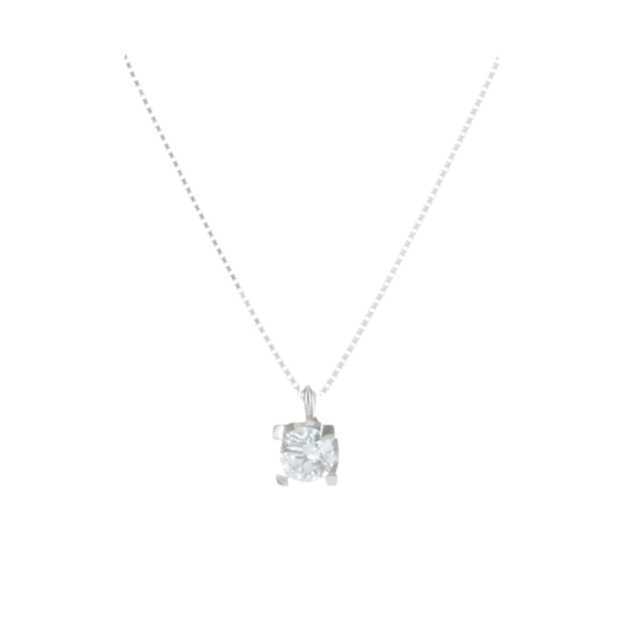 GENEVE CLASSIC NECKLACE 1.12 18K WHITE GOLD 42CM