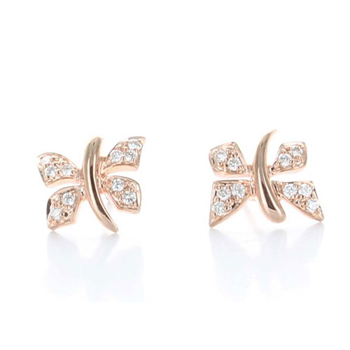 GENEVE EARRINGS STUD 2.31 18K ROSE GOLD