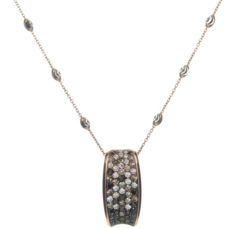 GENEVE NECKLACE PENDANT 3.3 18K ROSE GOLD