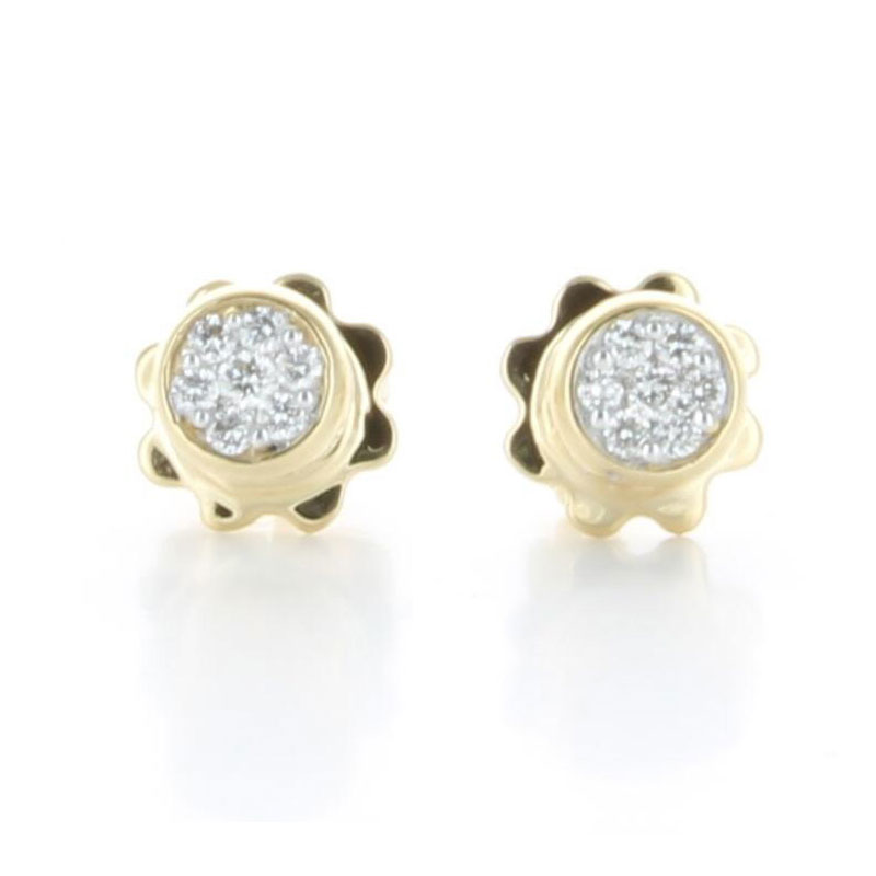 GENEVE EARRINGS STUD 2.13 18K YELLOW GOLD