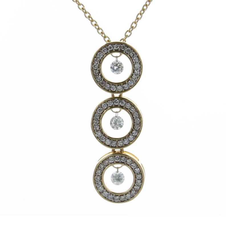 GENEVE NECKLACE CHAIN & PENDANT 6.15 18K YELLOW GOLD