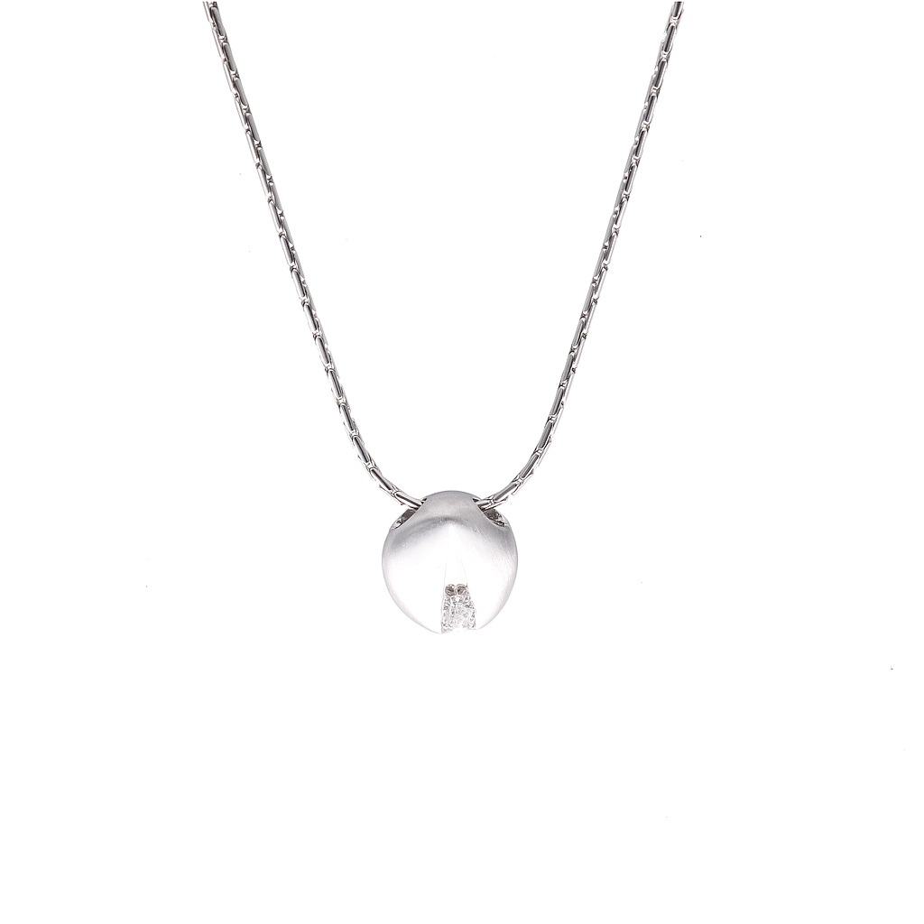 GENEVE NECKLACE PENDANT 2.8 18K WHITE GOLD