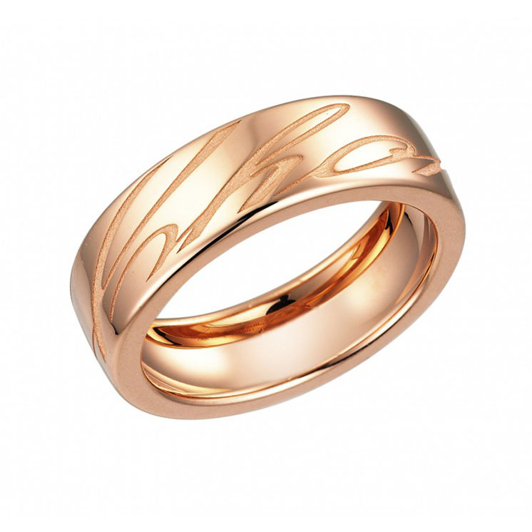 CHOPARD CHOPARDISSIMO RING 8.4 18K ROSE GOLD 53