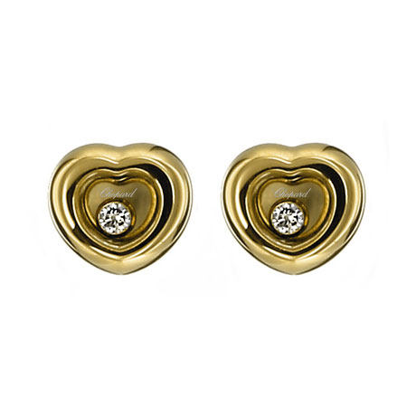 CHOPARD MISS HAPPY EARRINGS 6.3 18K YELLOW GOLD
