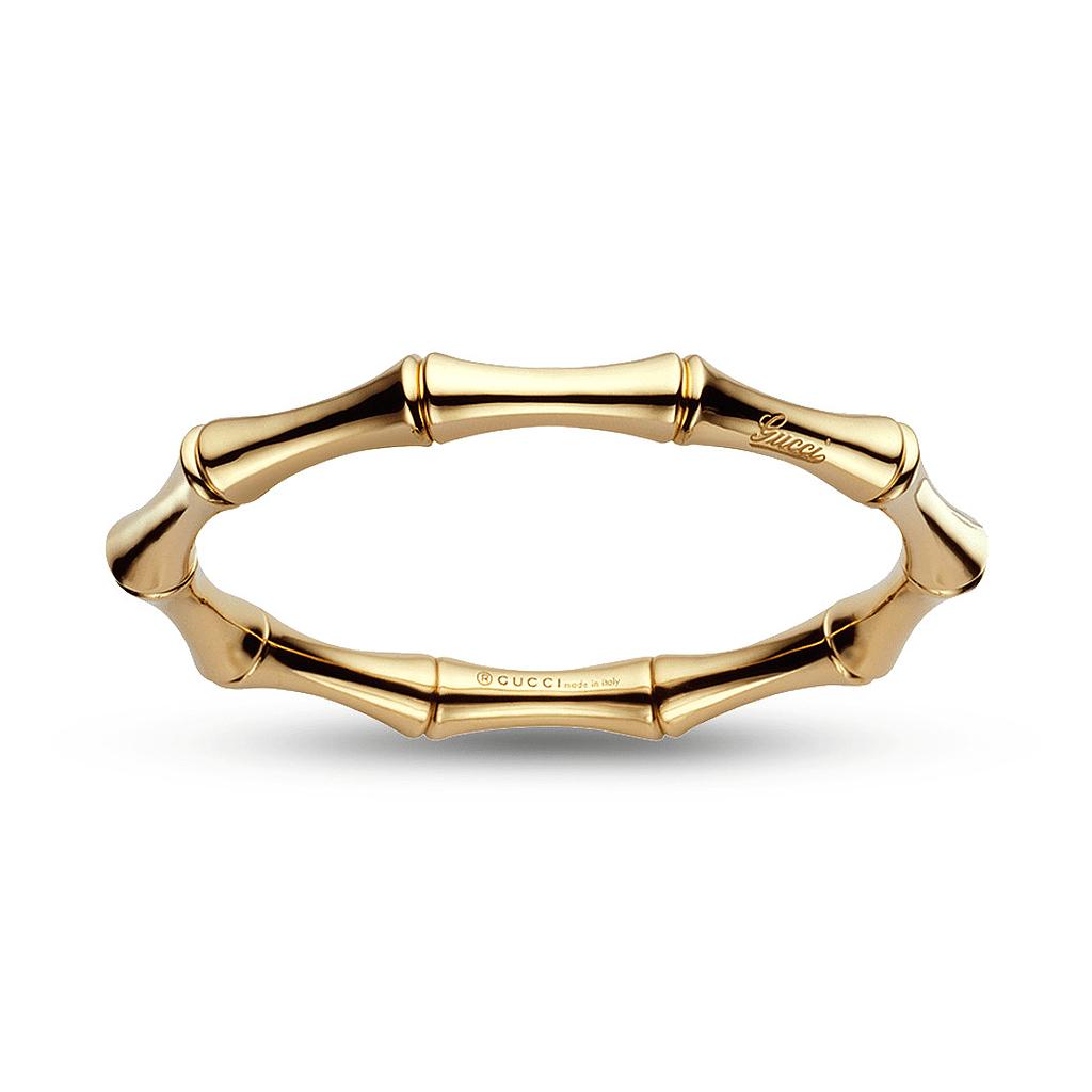 GUCCI BAMBOO BRACELET 22.0 18K YELLOW GOLD 17