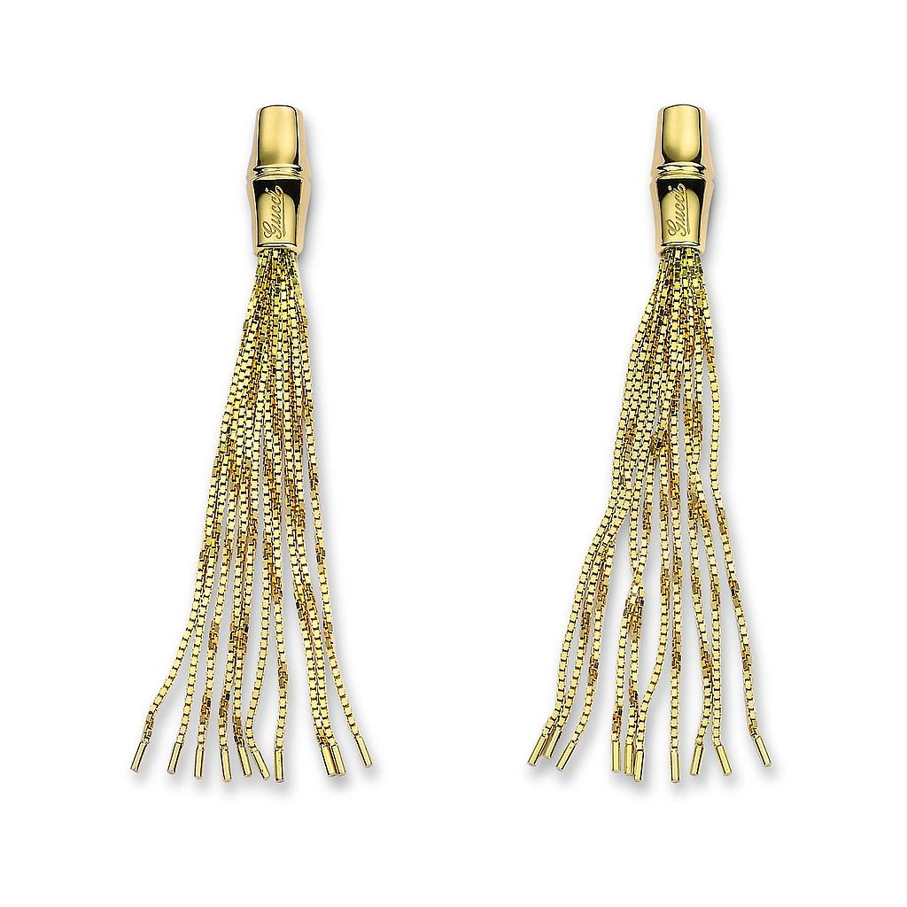 GUCCI BAMBOO EARRINGS 2.0 18K YELLOW GOLD 65MM