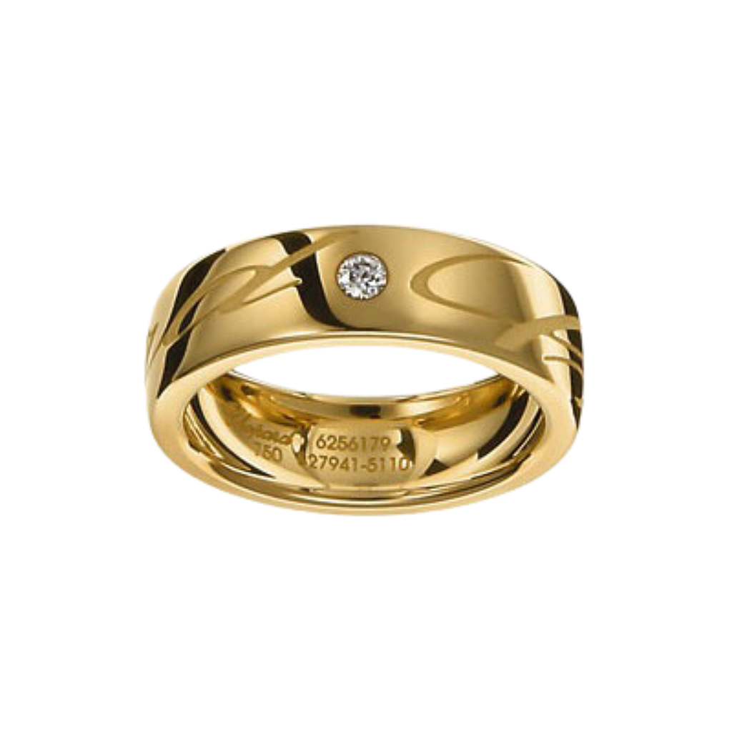 CHOPARD CHOPARDISSIMO RING 8.4 18K YELLOW GOLD 14