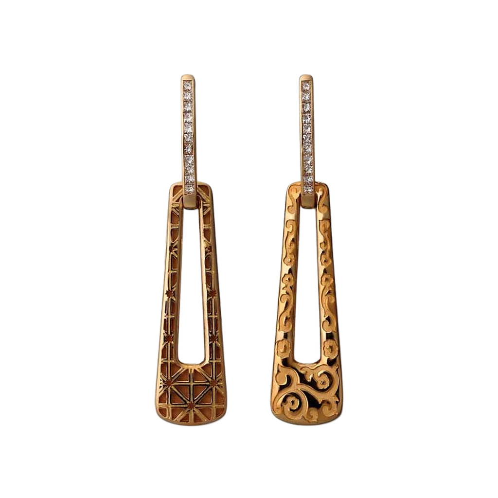 CARRERA Y CARRERA CORDOBA EARRINGS 11.33 18K YELLOW GOLD