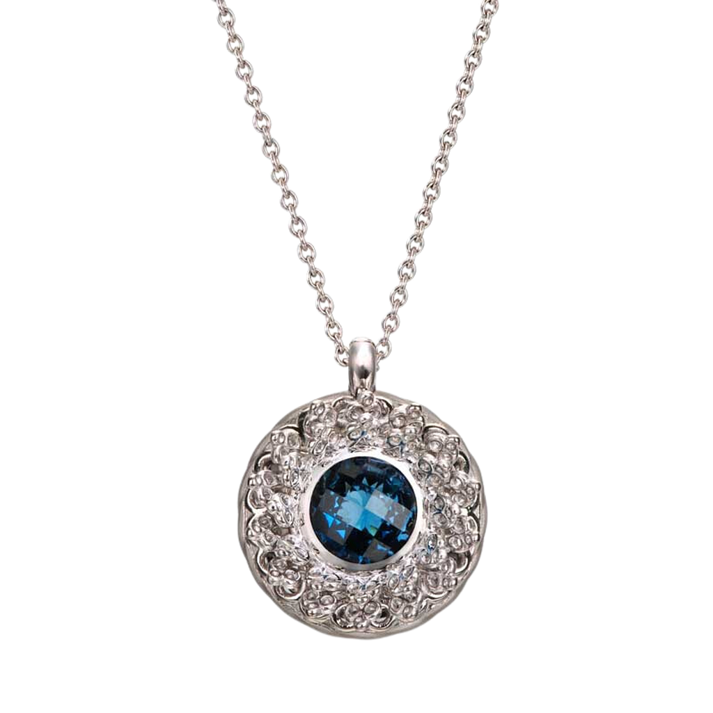 CARRERA Y CARRERA TESOROS DEL IMPERIO CHAIN & PENDANT 16.46 18K WHITE GOLD 45CM