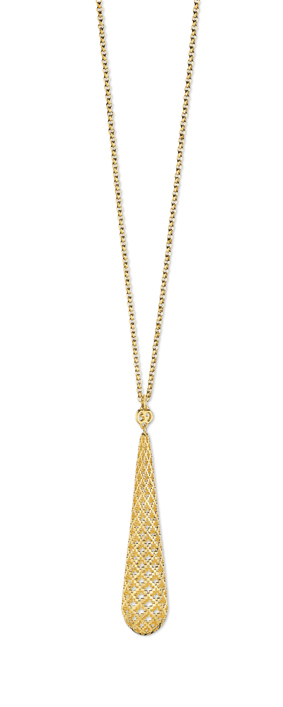 GUCCI DIAMANTISSIMA NECKLACE 9.4 18K YELLOW GOLD 70CM