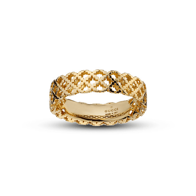 GUCCI DIAMANTISSIMA RING 2.2 18K YELLOW GOLD 14