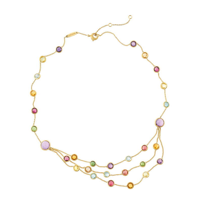 MARCO BICEGO JAIPUR NECKLACE 11.9 18K YELLOW GOLD 46CM