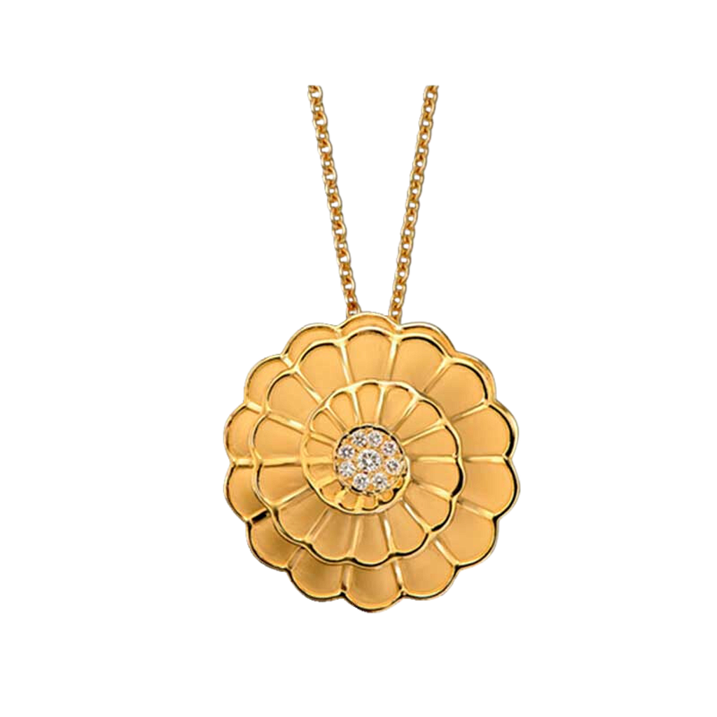 CARRERA Y CARRERA MEDITERRANEO CHAIN & PENDANT 21.86 18K YELLOW GOLD 45CM