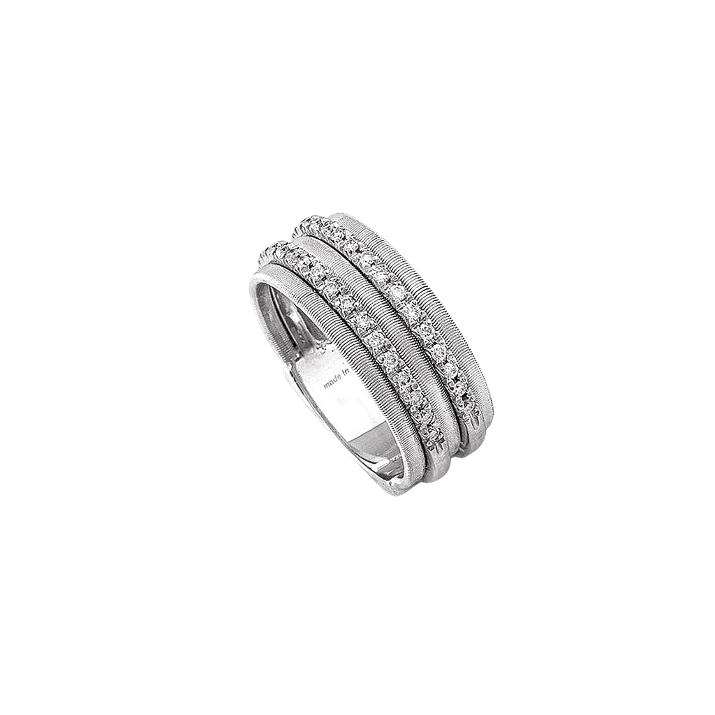 MARCO BICEGO GOA RING 8.08 18K WHITE GOLD 15