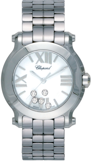 HAPPY SPORT MINI QUARTZ 30MM STEEL WHITE STEEL
