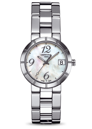 DS STELLA QUARTZ 31MM STEEL MOTHER OF PEARL STEEL