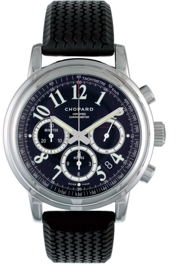 MILLE MIGLIA MILLE MIGLIA CHRONOGRAPH AUTOMATIC 42MM STEEL BLACK RUBBER