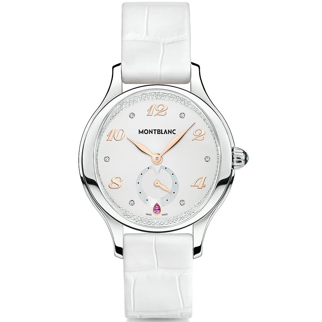 DIVA LINE PRINCESS GRACE QUARTZ 34MM STEEL WHITE ALLIGATOR