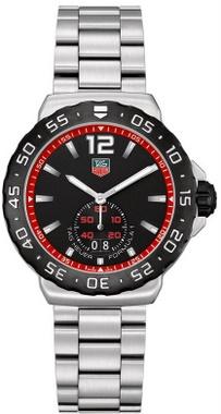 FORMULA 1 GRANDE DATE QUARTZ 42MM STEEL BLACK / RED STEEL