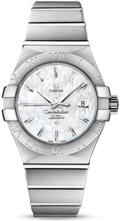 CONSTELLATION CO AXIAL 31MM AUTOMATIC 31MM STEEL MOTHER OF PEARL STEEL