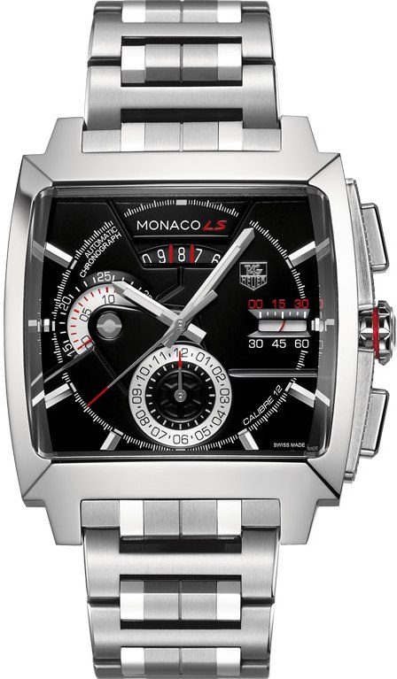 MONACO CALIBRE 12 CHRONOGRAPH AUTOMATIC 40,5MM STEEL BLACK STEEL