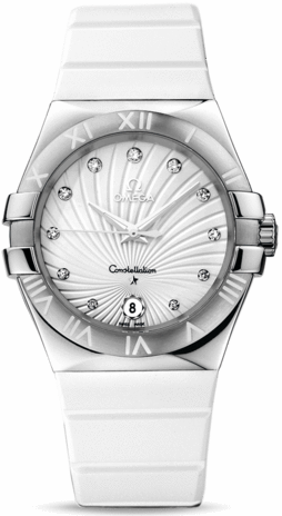 CONSTELLATION QUARTZ 35MM QUARTZ 35MM STEEL MOTHER OF PEARL RUBBER