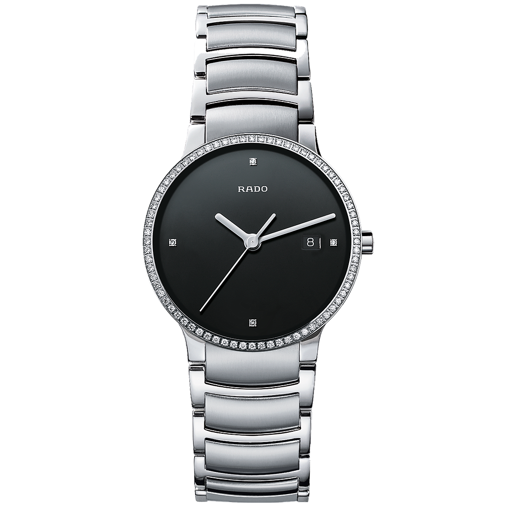 CENTRIX SILVER QUARTZ 38MM STEEL BLACK STEEL