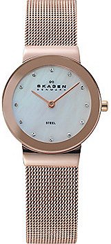 CLASSIC QUARTZ 26MM STEEL & ROSE GOLD MOTHER OF PEARL MILANAISE