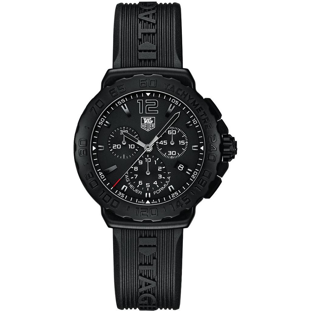 FORMULA 1 CHRONOGRAPH QUARTZ 42MM STEEL BLACK BLACK RUBBER