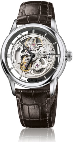 ARTELIER TRANSLUCENT SKELETON AUTOMATIC 40,5MM STEEL SKELETON ALLIGATOR