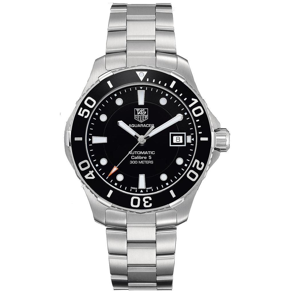 AQUARACER CALIBRE 5 AUTOMATIC 41MM STEEL BLACK STEEL