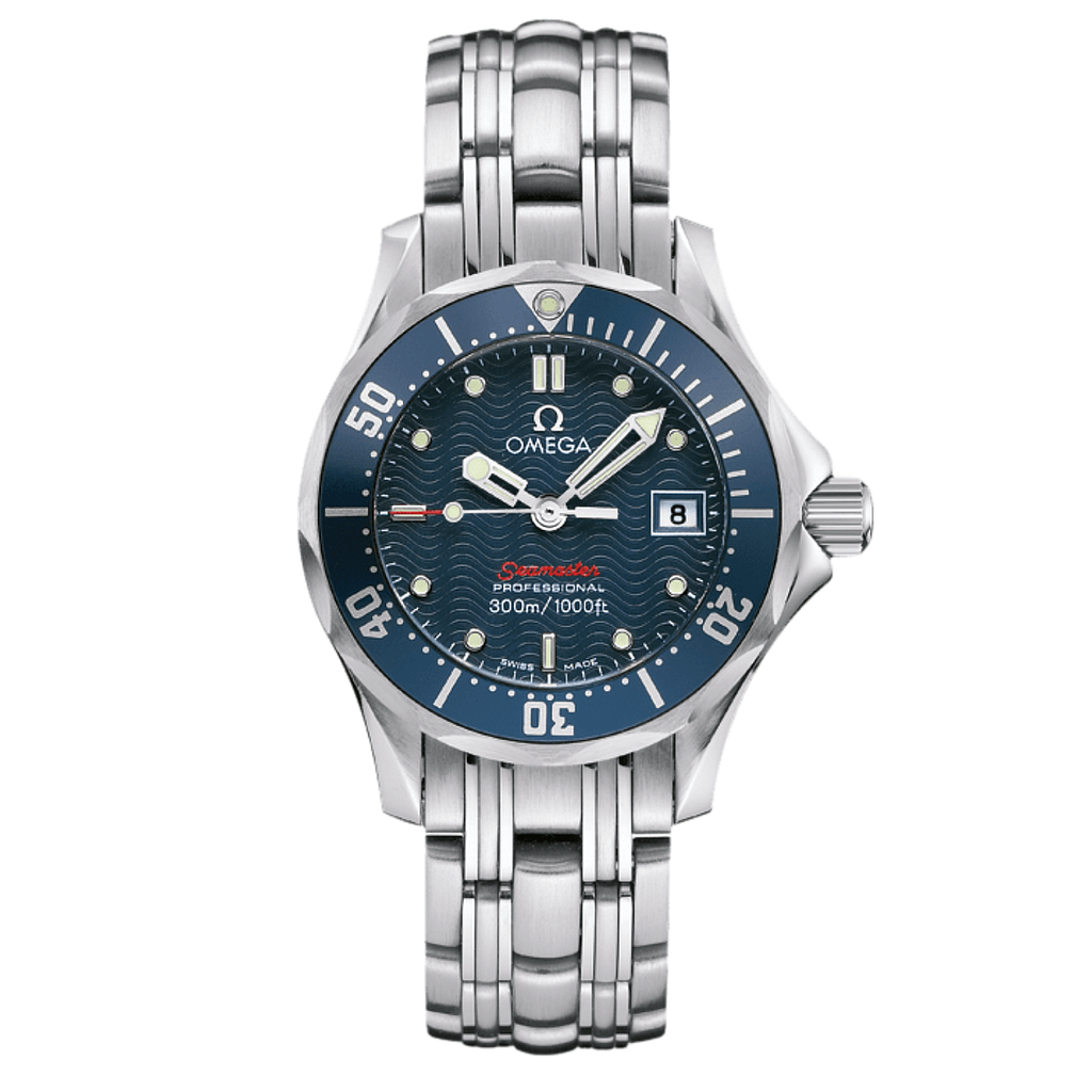 SEAMASTER DIVER 300M QUARTZ 28MM STEEL BLUE STEEL