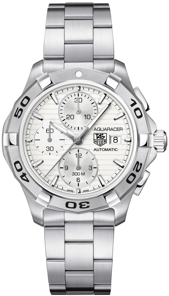 AQUARACER CALIBRE 16 CHRONOGRAPH AUTOMATIC 42MM STEEL SILVER STEEL