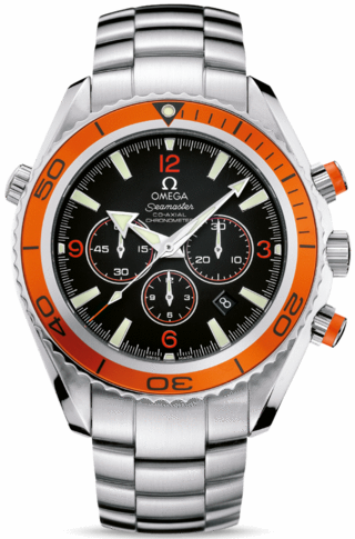 SEAMASTER PLANET OCEAN 600M CO AXIAL CHRONO AUTOMATIC 45,5MM STEEL BLACK STEEL