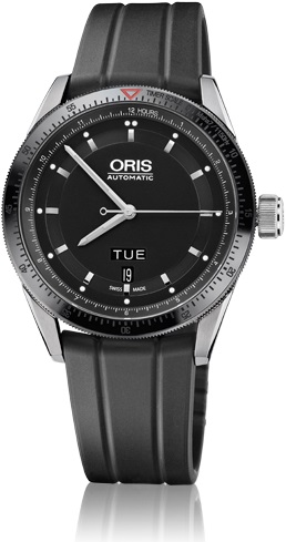 ARTIX GT DAY DATE AUTOMATIC 42MM STEEL BLACK RUBBER