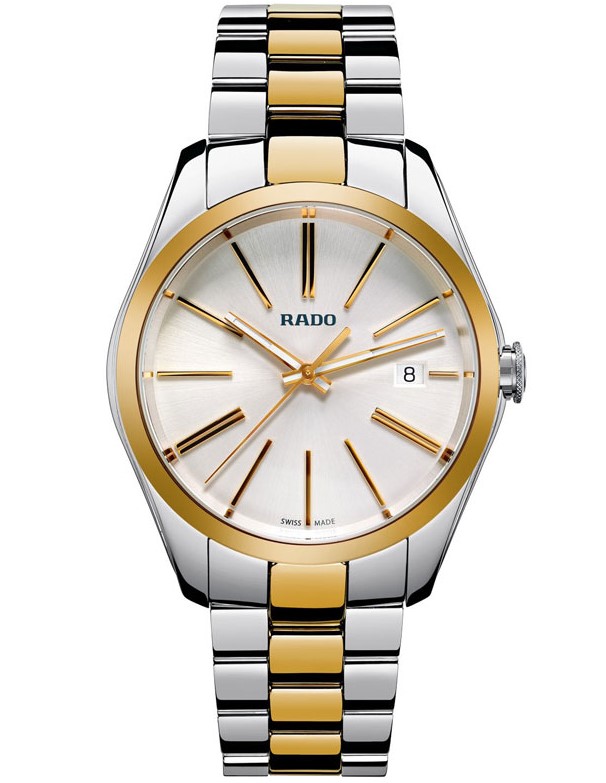 HYPERCHROME SILVER/GOLDEN QUARTZ 40MM STEEL & CERAMIC WHITE STEEL & CERAMIC