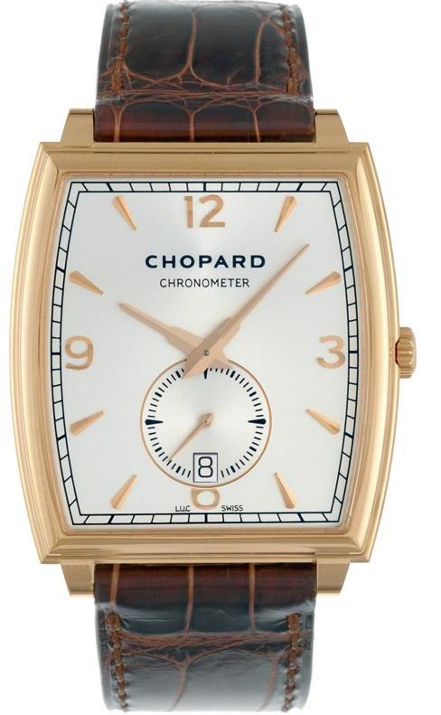 L.U.C. XP TONNEAU AUTOMATIC 40MM ROSE GOLD SILVER ALLIGATOR