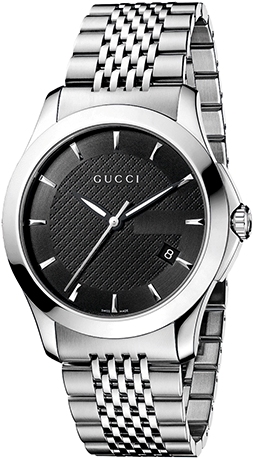 G TIMELESS QUARTZ MEDIANO QUARTZ 38MM STEEL BLACK STEEL