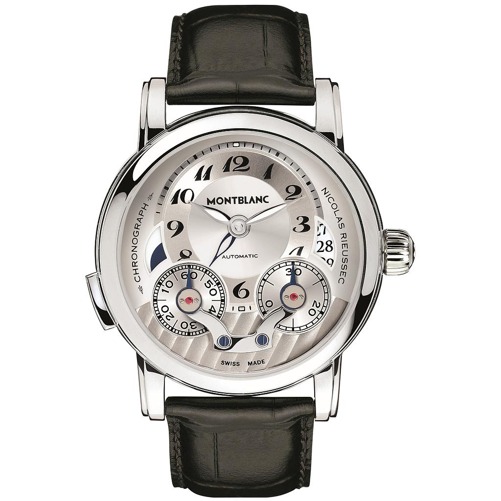 NICOLAS RIEUSSEC COLLECTION AUTOMATIC 43MM STEEL SILVER ALLIGATOR