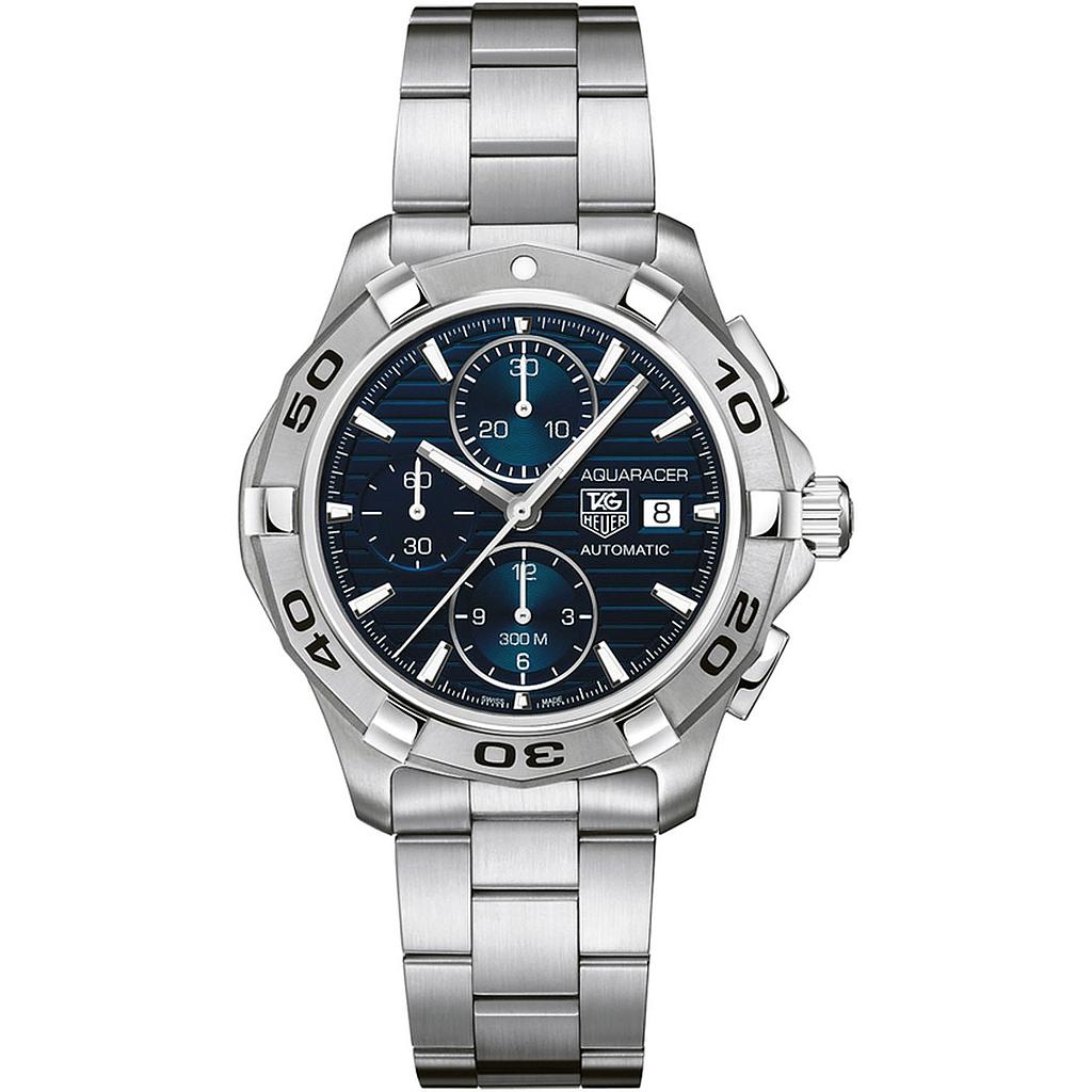AQUARACER CALIBRE 16 CHRONOGRAPH AUTOMATIC 42MM STEEL BLUE STEEL