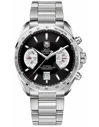 GRAND CARRERA CALIBRE 17 RS CHRONOGRAPH AUTOMATIC 43MM STEEL BLACK STEEL