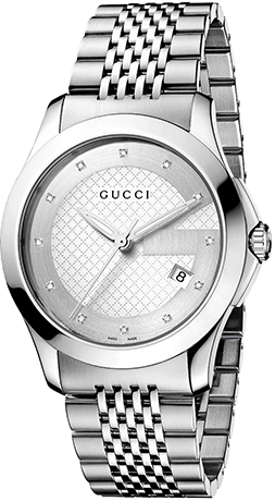 G TIMELESS QUARTZ MEDIANO QUARTZ 38MM STEEL SILVER STEEL