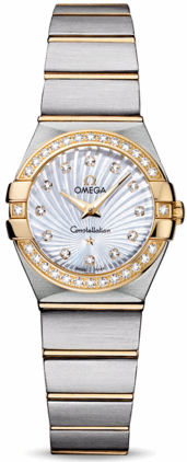 CONSTELLATION QUARTZ 24MM QUARTZ 24MM STEEL MOTHER OF PEARL STEEL & GOLD