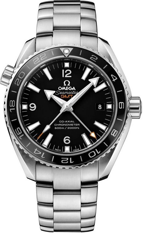 SEAMASTER PLANET OCEAN 600M CO AXIAL GMT AUTOMATIC 43,5MM STEEL BLACK STEEL