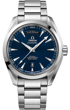 SEAMASTER AQUA TERRA DAY DATE AUTOMATIC 41,5MM STEEL BLUE STEEL