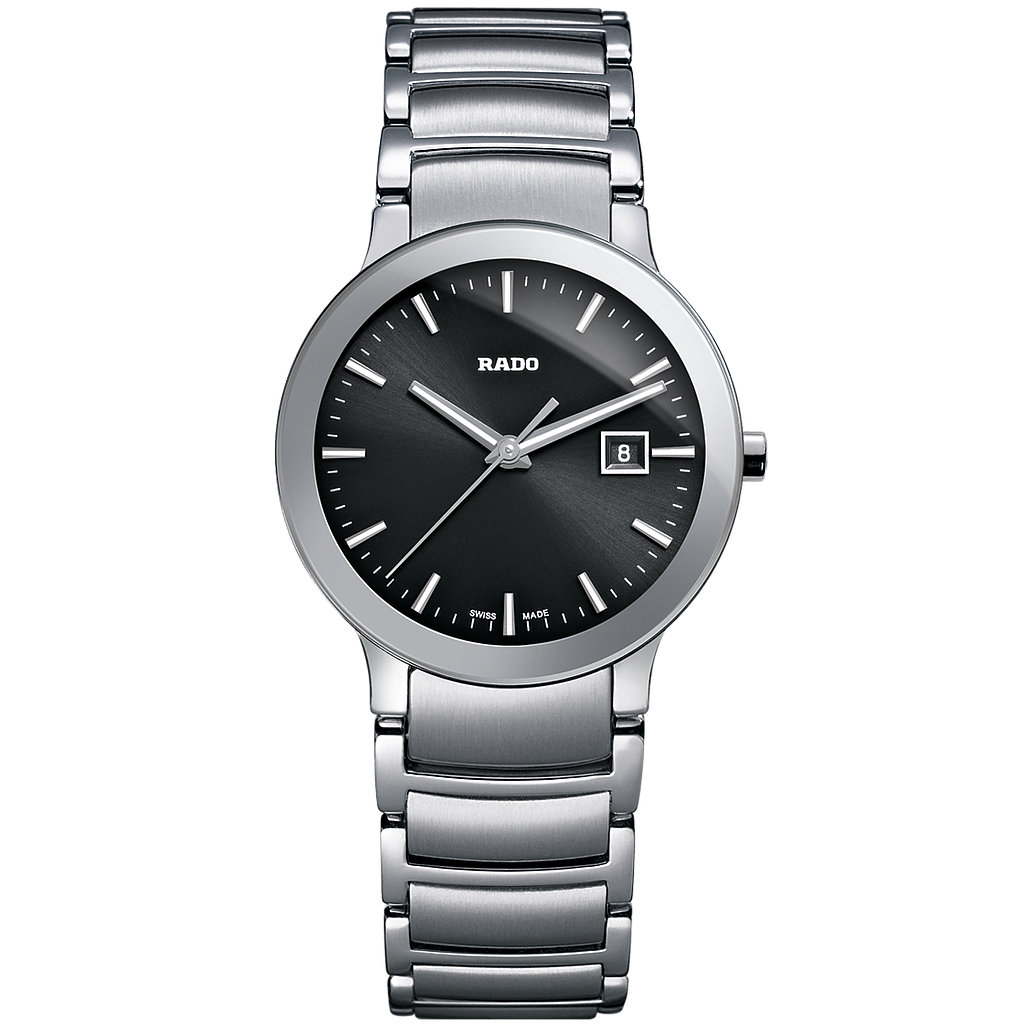 CENTRIX SILVER QUARTZ 28MM STEEL BLACK STEEL