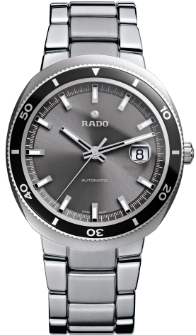 D STAR 200 BLACK/SILVER AUTOMATIC 42MM STEEL GREY STEEL