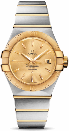 CONSTELLATION CO AXIAL 31MM AUTOMATIC 31MM STEEL CHAMPAGNE STEEL & GOLD