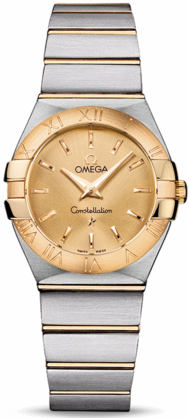 CONSTELLATION QUARTZ 27MM QUARTZ 27MM STEEL CHAMPAGNE STEEL & GOLD