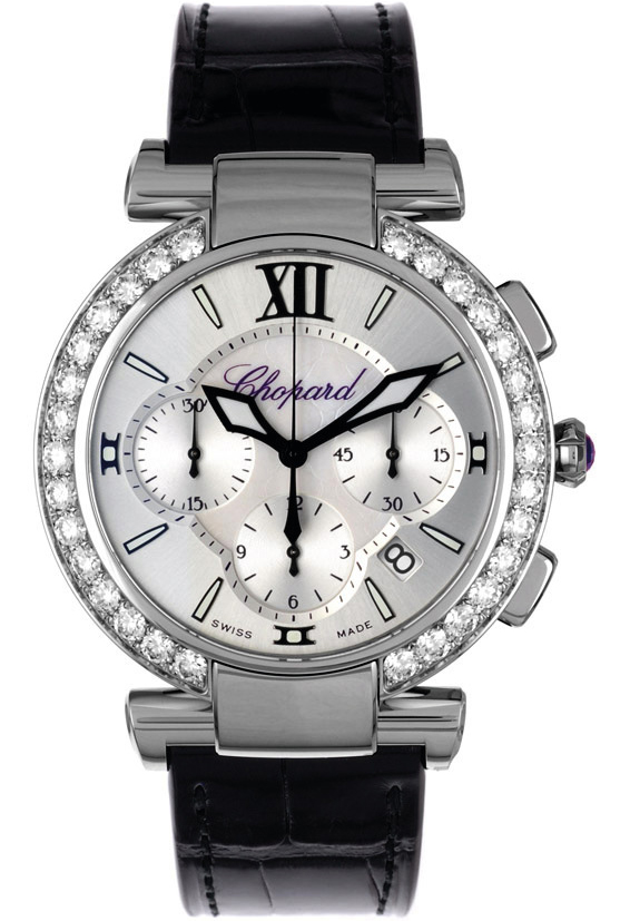 IMPERIALE CHRONO AUTOMATIC 40MM STEEL SILVER ALLIGATOR